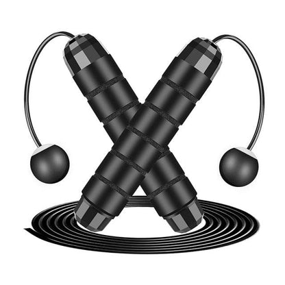 Jump Rope Speed Jumping Steel Wire Double  Skipping Workout Fitness Training Adjustable Length Ropeless Skipping Rope Weighted Jump Rope Tangle-Free Rapid Speed Cordless Jump Rope Fits Any Skill Level Best For Fitness Indoor Ourdoor