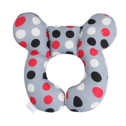 Kids Children Baby Pillow Soft Neck Support Infant Car Cushion U-Shape Cotton Infant Nursing Pillow Toddler Sleep Positioner  Air Mesh Organic Cotton Protection for Flat Head Baby Pillow for Newborn Breathable Adjustable Infants and Baby Neck Head Support