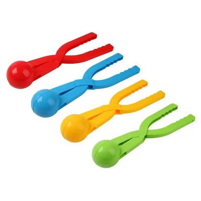 Kids Portable Colorful Outdoor Winter Snowball Maker Children Creative Fun Sports Winter Toy Lightweight Snow Balls Maker