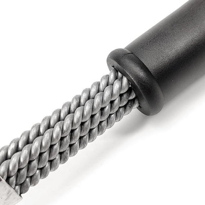 Kitchen Accessories BBQ Grill Brush and Scraper Barbecue Kit Cleaning Brush Stainless Steel Tools Wire Bristles Triangle BBQ Grill Cleaning Brush for Weber Gas Charcoal Porcelain Cast Iron & All Grilling Grates Accessories