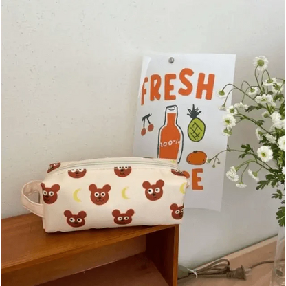 Large Capacity Students Pencil Case High School Office College Pouches For Make Up And Pencils