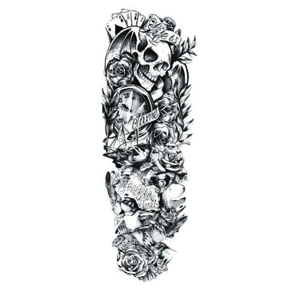 Large Colorful Tattoos For Men Waterproof Dragon Sticker Temporary Luxury Big 3D Tattoo Modern Design