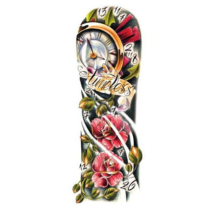 Large Colorful Tattoos For Men Waterproof Dragon Sticker Temporary Luxury Big 3D Tattoo Modern Design