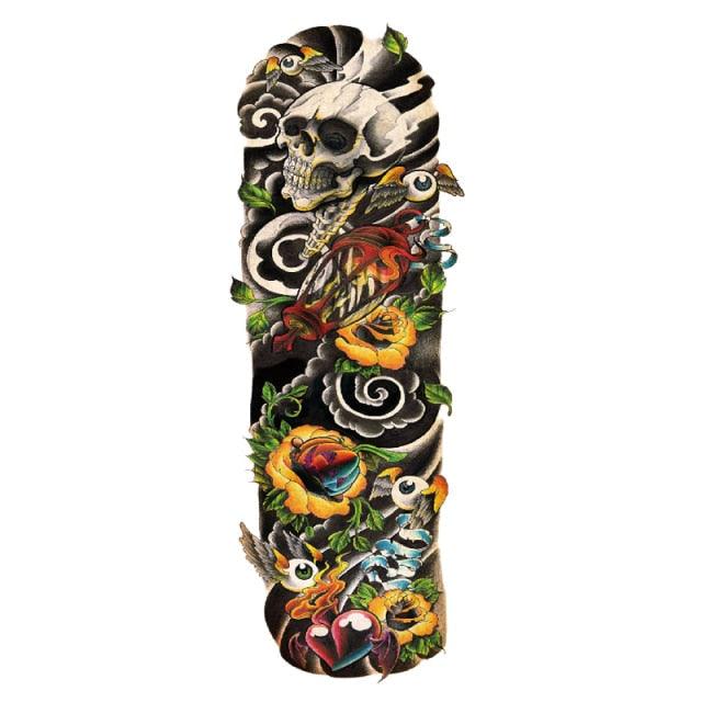 Large Colorful Tattoos For Men Waterproof Dragon Sticker Temporary Luxury Big 3D Tattoo Modern Design