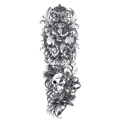 Large Colorful Tattoos For Men Waterproof Dragon Sticker Temporary Luxury Big 3D Tattoo Modern Design