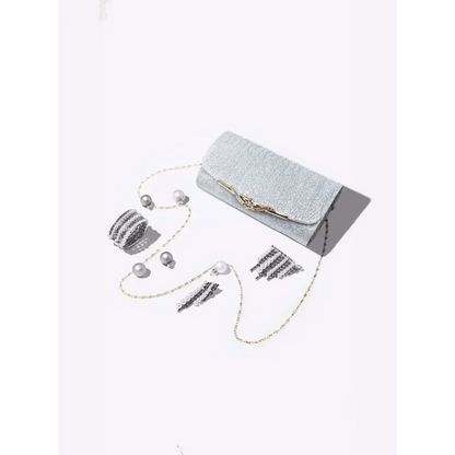 Lavish Style Women's Evening Party Bag Luxury Banquet Glitter Wedding Clutches For Ladies And Girls Gifts