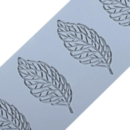 Leaf Cake Mold Coral Leaves Decorative Lace Mat Sugar Craft Silicone Pad Fondant Moulds Decorating Tools Baking Accessories Leaf Mold Fondant Leaf 3D Cake Decorations Styling Chocolate Sugar Cookie Cutter Set Silicone Mold