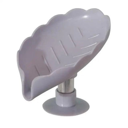 Leaf Shape Soap Box Drain Soap Holder Box Kichen Bathroom Accessories Toilet Laundry Soap Box Bathroom Supplies Tray Gadgets Soap Holder Leaf-Shape Self Draining Soap Dish Holder Not Punched Easy Clean Bar Soap Holder With Suction Cup Soap Dish