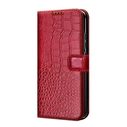 Leather Black Flip Case for iPhone XS Max X XR 12 Mini 11 Pro 7 8 Wallet Stand Cover Flip Wallet Leather Case with Secure Buckle Closing Lock and Bracket Function