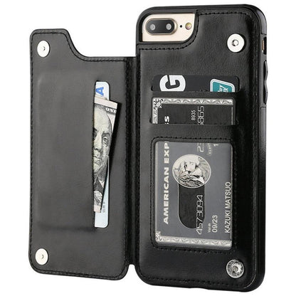 Leather Retro Card Holder Flip Cover for iPhone 11 12 13 14 Pro Max Mini Wallet Case iPhone 11 PU Leather Flip Cover Wallet Case For iPhone