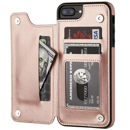 Leather Retro Card Holder Flip Cover for iPhone 11 12 13 14 Pro Max Mini Wallet Case iPhone 11 PU Leather Flip Cover Wallet Case For iPhone