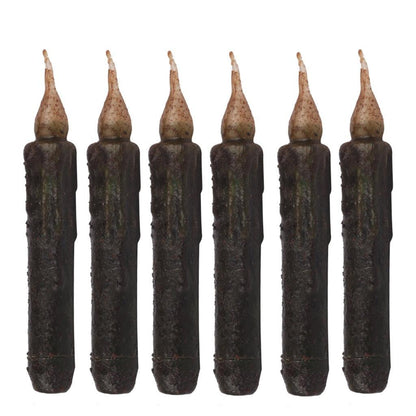 LED Flameless Wax Candle Battery Operated Taper Pillar Candle LED Plastic Candles For Restaurants Hotels Museums Black Flameless Candles Real Wax Flickering LED Pillar Candles