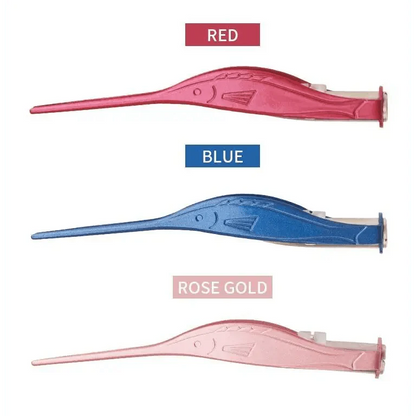 LED Flashlight Stainless Steel Tweezers Ear Pick Clean Colorful Tweezers Tool Hair Removal Care