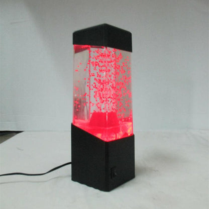 LED Jellyfish Night Light Tank Aquarium Style LED Lamp Sensory Autism Lava Lamp LED Desk Lamp Home Décor USB Power Cute Study Lamps for Bedroom Décor