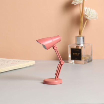 LED Mini Desk Lamp Foldable Magnetic Night Light Bedroom Study Reading Book Lamps With Clip Eye Protection Bedside Lights Decorative Table Lamp Cute Study Lamps for Bedroom Décor