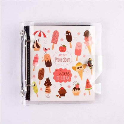 Light and Shadow Series Photo Album Ticket Storage Postcard 3 Inch memory 100 Pockets for Fujifilm Mini Film Paper Baby Family Scrapbook Albums DIY Memorable Gifts For Loved Ones