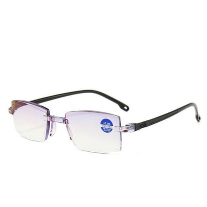 Lightweight Alloy Semi-Rimless Reading Glasses For  Men And Women With Quality Half Frame  Men Reading Glasses  For Men New Retro Eyewear