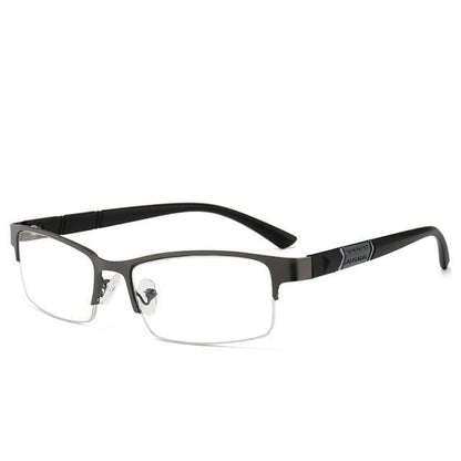 Lightweight Alloy Semi-Rimless Reading Glasses For  Men And Women With Quality Half Frame  Men Reading Glasses  For Men New Retro Eyewear