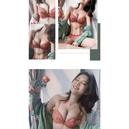 Luxurious Style Bralette Seamless Mesh Wireless Bra Thin Soft Push Up Bras for Women