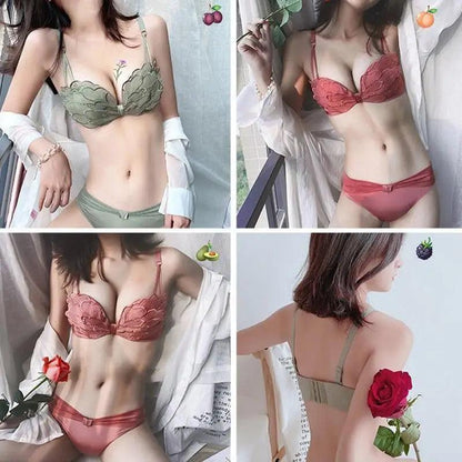 Luxurious Style Bralette Seamless Mesh Wireless Bra Thin Soft Push Up Bras for Women