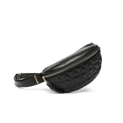 Luxurious Women PU Leather Waist Bags Waterproof Belt Bag Cross Body Fanny Pack Travel Bum Bag