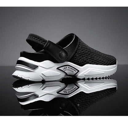 Luxury Black Mens Shoes Flip Flops Platform Slipper Sandals Men Shoe Summer Tennis Fitness Gym Garden Clog Shoes Sandals Summer Indoor Outdoor Walking Slipper