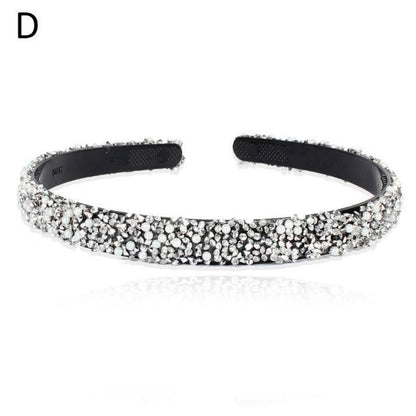 Luxury Crystal Pearl Rhinestone Headbands Fashion Women Hair Accessories Headdress Padded Hairbands Hair Bands Sparkly Hair Hoop Gorgeous Hair Accessories For Women