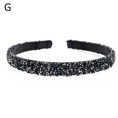 Luxury Crystal Pearl Rhinestone Headbands Fashion Women Hair Accessories Headdress Padded Hairbands Hair Bands Sparkly Hair Hoop Gorgeous Hair Accessories For Women