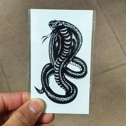 Luxury Different Waterproof Temporary Tattoo Sticker Snake Flower Fake Tattoo Body Art Adult Fashion Stickers For Womens Mens