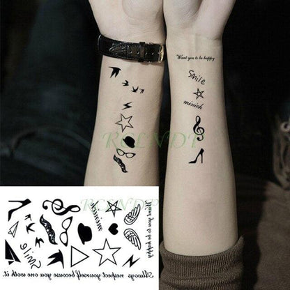 Luxury Different Waterproof Temporary Tattoo Sticker Snake Flower Fake Tattoo Body Art Adult Fashion Stickers For Womens Mens
