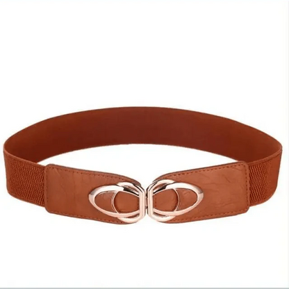 Luxury Elastic PU Leather Wide Belts For Women Fashion Stretchy Thick Waist Dress Plus Size Waistbands For Women
