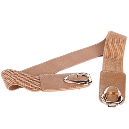 Luxury Elastic PU Leather Wide Belts For Women Fashion Stretchy Thick Waist Dress Plus Size Waistbands For Women