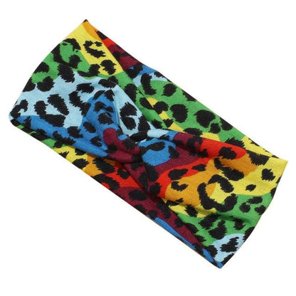 Luxury Fashion Winter Soft Solid Color Elastic Elegant Wide Knitting Cross Lightweight Headband Yoga Turban Bandage Bandanas Hair Bands For Women