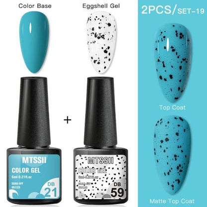 Luxury Gel Nail Polish Permanent Glossy Matte Egg Effect Elegant Stylish Eggshell Design For Women And Lady Nail Gel