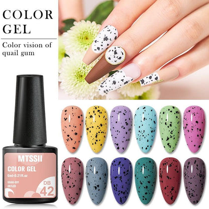 Luxury Gel Nail Polish Permanent Glossy Matte Egg Effect Elegant Stylish Eggshell Design For Women And Lady Nail Gel