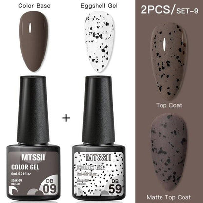 Luxury Gel Nail Polish Permanent Glossy Matte Egg Effect Elegant Stylish Eggshell Design For Women And Lady Nail Gel