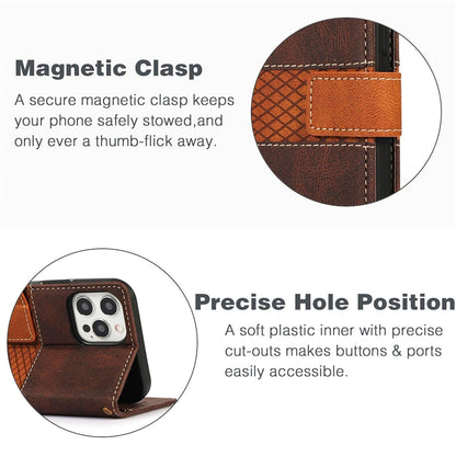 Luxury Leather Magnetic Flip Case For iPhone 14 13 12 Mini 11 Pro XS Max X XR 6 6s 8 7 Plus SE Wallet Card Phone Cover PU Leather Wallet Case with Card Pockets Back Flip Cover for iPhone