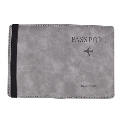 Luxury Leather Passport Elegant Cover Travel Passport Wallet Holder Document Organizer Case Men And Women Accessories