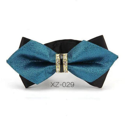 Luxury Men Polyester Bowtie Fashionable Bowtie Stylish Design Wedding Parties Bowties