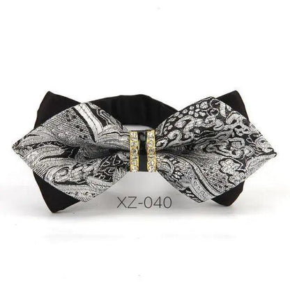 Luxury Men Polyester Bowtie Fashionable Bowtie Stylish Design Wedding Parties Bowties