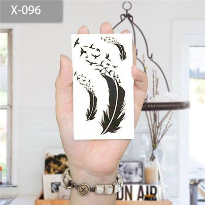Luxury Men Women 3D Tattoo Waterproof Spider Sticker Realistic Design For Party Halloween