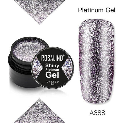 Luxury Modern Crystal Shiny Gel Nail Polish Painting Nails Art Design Diamond Manicure Gel Luxury Design For Women and Girls
