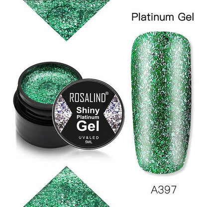 Luxury Modern Crystal Shiny Gel Nail Polish Painting Nails Art Design Diamond Manicure Gel Luxury Design For Women and Girls