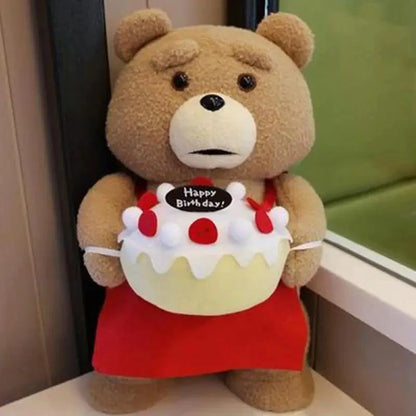 Luxury Modern Super Cute 8 styles Movie Teddy Bear Plush Toys Ted In Apron Soft Stuffed Animals Plush 45cm A birthday present for a good friend