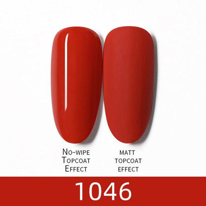 Luxury Modern Women Red 7ml UV Gel Nail Polish Set 8 Luxury Colors Elegant Manicure Nail Salon Stylish Design For Girls and Ladies