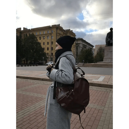 Luxury Modern Women Unique Style Women Backpack Leather School Bag For Teengers Gilrs Large capacity PU Travel backpack
