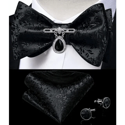 Luxury Pink Solid Men Bow Tie Silk Business Wedding Elegant Bowtie For Men Unique Desing For Every Occasion