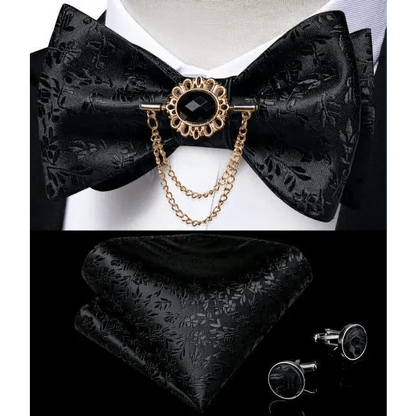 Luxury Pink Solid Men Bow Tie Silk Business Wedding Elegant Bowtie For Men Unique Desing For Every Occasion