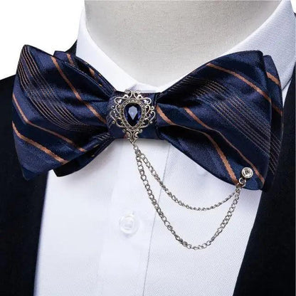 Luxury Pink Solid Men Bow Tie Silk Business Wedding Elegant Bowtie For Men Unique Desing For Every Occasion