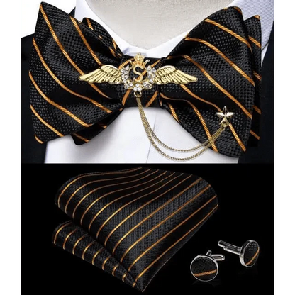Luxury Pink Solid Men Bow Tie Silk Business Wedding Elegant Bowtie For Men Unique Desing For Every Occasion